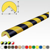 Buffer strip, edge protection type A Yellow/Black L=5m